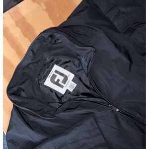 Footjoy FJ Dryjoys Tour Collection 1/2 Zip Jacket Waterproof Golf Mens XL Black
